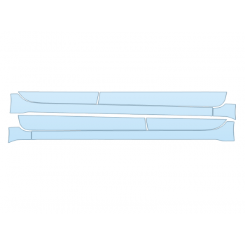 PAINT PROTECTION KIT - 2023 NISSAN LEAF SL ROCKERS - PRECUT PPF CLEAR BRA WRAP