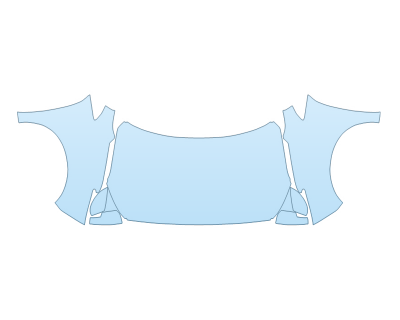 PAINT PROTECTION KIT - 2023 NISSAN LEAF SV FULL HOOD FENDERS MIRRORS(WRAPPED EDGES) - PRECUT PPF CLEAR BRA WRAP