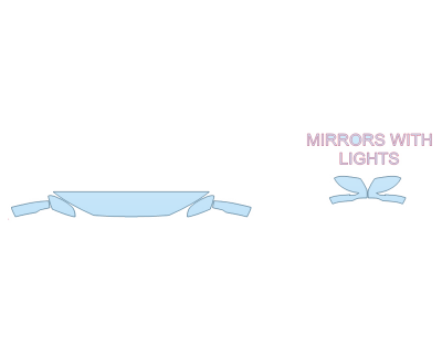 PAINT PROTECTION KIT - 2023 NISSAN QASHQAI S HOOD FENDERS MIRRORS 12 INCH - PRECUT PPF CLEAR BRA WRAP