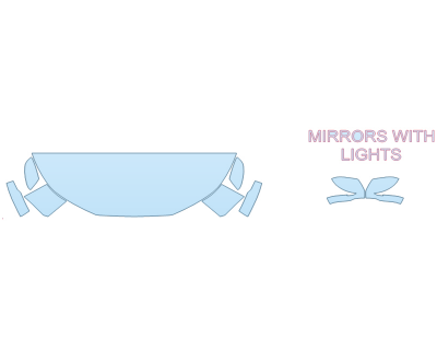 2023 NISSAN QASHQAI S HOOD FENDERS MIRRORS 24 INCH