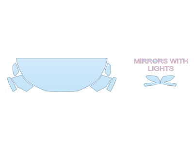 PAINT PROTECTION KIT - 2023 NISSAN QASHQAI S HOOD FENDERS MIRRORS 30 IN - PRECUT PPF CLEAR BRA WRAP
