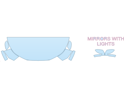 2023 NISSAN QASHQAI S HOOD FENDERS MIRRORS 30 IN(WRAPPED EDGES)