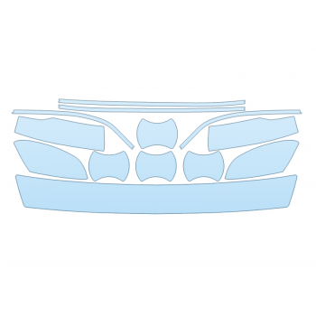 PAINT PROTECTION KIT - 2023 NISSAN QASHQAI SL PLATINUM REAR BUMPER MIRRORS DOOR CUPS DOOR EDGES - PRECUT PPF CLEAR BRA WRAP