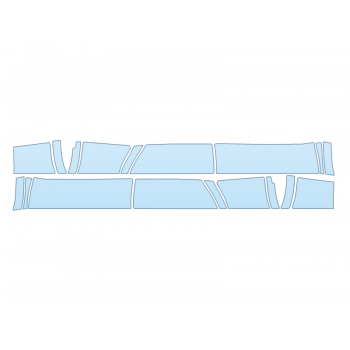 PAINT PROTECTION KIT - 2023 NISSAN TITAN XD PLATINUM RESERVE ROCKERS - PRECUT PPF CLEAR BRA WRAP