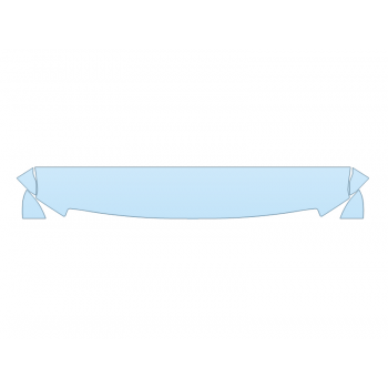 PAINT PROTECTION KIT - 2023 NISSAN TITAN XD PRO-4X HF (WRAPPED EDGES) 12 INCH - PRECUT PPF CLEAR BRA WRAP