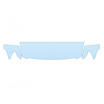 PAINT PROTECTION KIT - 2023 NISSAN TITAN XD S HOOD FENDERS MIRRORS (WRAPPED EDGES) 24 INCH - PRECUT PPF CLEAR BRA WRAP