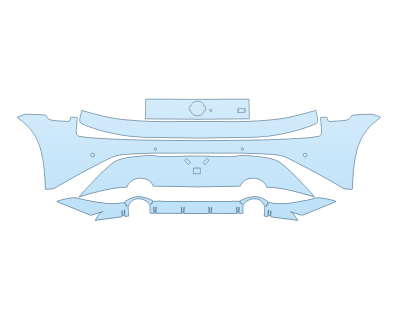 2023 NISSAN Z SPORT REAR BUMPER WITH SENSORS