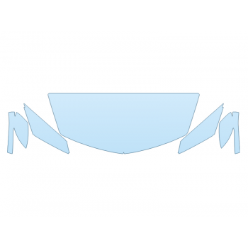 PAINT PROTECTION KIT - 2023 NISSAN Z SPORT HOOD FENDERS MIRRORS 24 INCH (WRAPPED EDGES) - PRECUT PPF CLEAR BRA WRAP