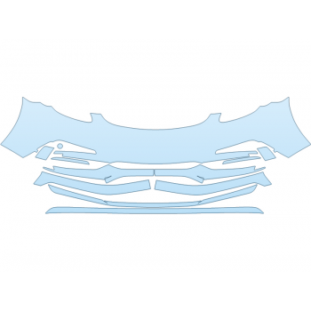 PAINT PROTECTION KIT - 2023 PORSCHE 718 BOXSTER BOXSTER T BUMPER - PRECUT PPF CLEAR BRA WRAP