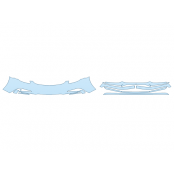 Precut PPF Kit – Clear Bra Paint Protection Film PAINT PROTECTION KIT - 2023 PORSCHE 718 BOXSTER BOXSTER T BUMPER (MULTI PIECE) - PRECUT PPF CLEAR BRA WRAP