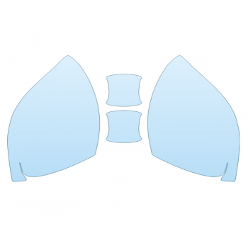 PAINT PROTECTION KIT - 2023 PORSCHE 718 BOXSTER CAYMAN MIRRORS DOOR CUPS - PRECUT PPF CLEAR BRA WRAP