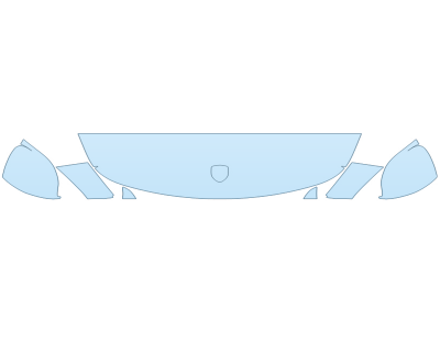 Precut PPF Kit – Clear Bra Paint Protection Film PAINT PROTECTION KIT - 2023 PORSCHE 718 BOXSTER CAYMAN GT4 HOOD FENDERS MIRRORS 12 INCH (WRAPPED EDGES) - PRECUT PPF CLEAR BRA WRAP