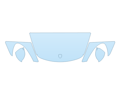 Precut PPF Kit – Clear Bra Paint Protection Film PAINT PROTECTION KIT - 2023 PORSCHE 718 BOXSTER CAYMAN GT4 HOOD FENDERS MIRRORS 24 INCH (WRAPPED EDGES) - PRECUT PPF CLEAR BRA WRAP