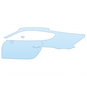 PAINT PROTECTION KIT - 2023 PORSCHE 718 BOXSTER CAYMAN GT4 DRIVER SIDE - PRECUT PPF CLEAR BRA WRAP