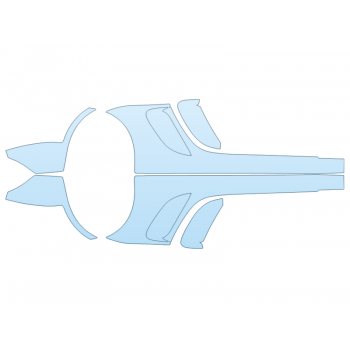 PAINT PROTECTION KIT - 2023 PORSCHE 718 BOXSTER CAYMAN GT4 ROCKERS - PRECUT PPF CLEAR BRA WRAP