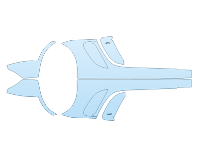 Precut PPF Kit – Clear Bra Paint Protection Film PAINT PROTECTION KIT - 2023 PORSCHE 718 BOXSTER CAYMAN GT4 ROCKERS WITH GT4 EMBLEM - PRECUT PPF CLEAR BRA WRAP