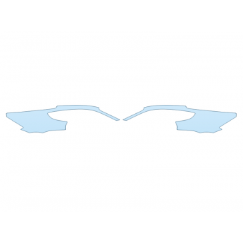 PAINT PROTECTION KIT - 2023 PORSCHE 718 BOXSTER CAYMAN GTS 4.0 REAR FULL FENDERS - PRECUT PPF CLEAR BRA WRAP