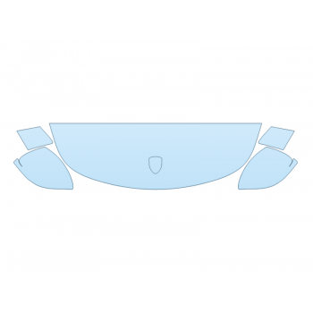 Precut PPF Kit – Clear Bra Paint Protection Film PAINT PROTECTION KIT - 2023 PORSCHE 718 BOXSTER CAYMAN S HM (WRAPPED EDGES) 12 INCH - PRECUT PPF CLEAR BRA WRAP