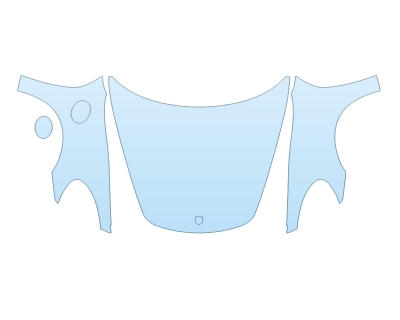 PAINT PROTECTION KIT - 2023 PORSCHE 718 BOXSTER CAYMAN S HOOD FENDERS MIRRORS FULL (WRAPPED EDGES) - PRECUT PPF CLEAR BRA WRAP