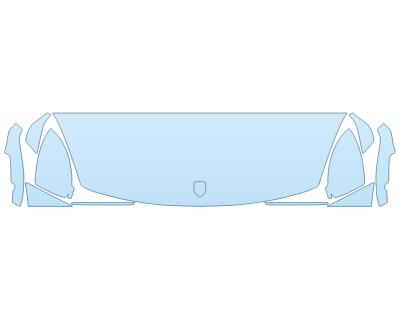 PAINT PROTECTION KIT - 2023 PORSCHE CAYENNE E-HYBRID HOOD FENDERS MIRRORS 18 INCH  SPORT DESIGN - PRECUT PPF CLEAR BRA WRAP