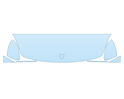 PAINT PROTECTION KIT - 2023 PORSCHE CAYENNE E-HYBRID HOOD FENDERS MIRRORS 18 INCH (WRAPPED EDGES) - PRECUT PPF CLEAR BRA WRAP