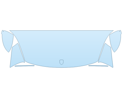 PAINT PROTECTION KIT - 2023 PORSCHE CAYENNE E-HYBRID HOOD FENDERS MIRRORS 24 INCH - PRECUT PPF CLEAR BRA WRAP