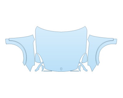 PAINT PROTECTION KIT - 2023 PORSCHE CAYENNE E-HYBRID FULL HOOD FENDERS MIRRORS SPORT DESIGN - PRECUT PPF CLEAR BRA WRAP