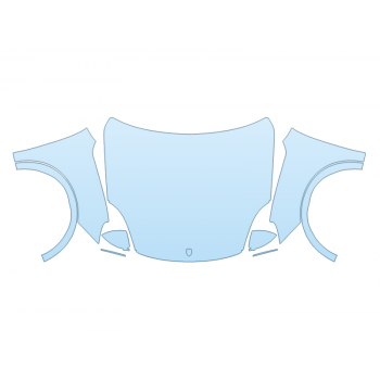 Precut PPF Kit – Clear Bra Paint Protection Film PAINT PROTECTION KIT - 2023 PORSCHE CAYENNE E-HYBRID FULL HOOD FENDERS MIRRORS(WRAPPED EDGES) - PRECUT PPF CLEAR BRA WRAP