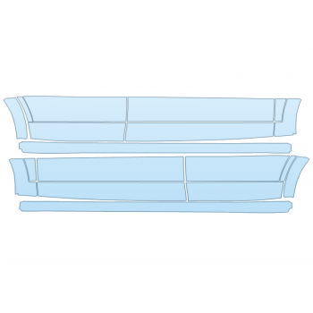 Precut PPF Kit – Clear Bra Paint Protection Film PAINT PROTECTION KIT - 2023 PORSCHE CAYENNE E-HYBRID ROCKERS - PRECUT PPF CLEAR BRA WRAP