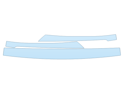 PAINT PROTECTION KIT - 2023 PORSCHE CAYENNE E-HYBRID ROOF PILLARS - PRECUT PPF CLEAR BRA WRAP