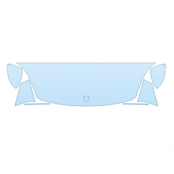 PAINT PROTECTION KIT - 2023 PORSCHE CAYENNE E-HYBRID COUPE HOOD FENDERS MIRRORS 24 INCH (WRAPPED EDGES) - PRECUT PPF CLEAR BRA WRAP