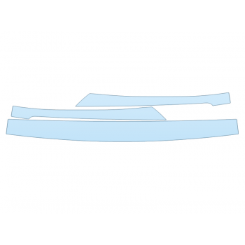 PAINT PROTECTION KIT - 2023 PORSCHE CAYENNE E-HYBRID COUPE ROOF PILLARS - PRECUT PPF CLEAR BRA WRAP