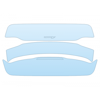 PAINT PROTECTION KIT - 2023 PORSCHE MACAN T TRUNK (WRAPPED EDGES) - PRECUT PPF CLEAR BRA WRAP
