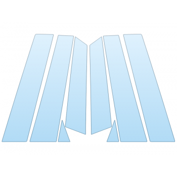 PAINT PROTECTION KIT - 2023 PORSCHE MACAN T B PILLARS - PRECUT PPF CLEAR BRA WRAP