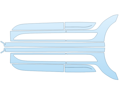 Precut PPF Kit – Clear Bra Paint Protection Film PAINT PROTECTION KIT - 2023 PORSCHE MACAN T ROCKERS DOOR SPLASHES - PRECUT PPF CLEAR BRA WRAP