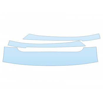 PAINT PROTECTION KIT - 2023 PORSCHE MACAN T ROOF PILLARS W/PANORAMIC SUNROOF - PRECUT PPF CLEAR BRA WRAP