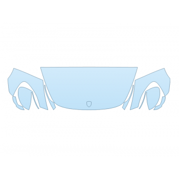 PAINT PROTECTION KIT - 2023 PORSCHE PANAMERA SPORT TURISMO HOOD FENDERS MIRRORS 24 INCH - PRECUT PPF CLEAR BRA WRAP