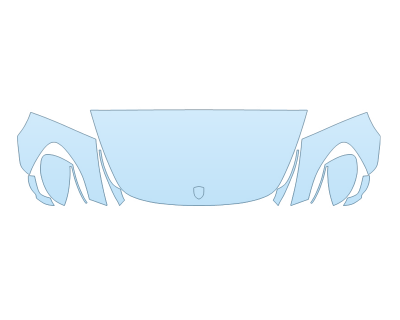 Precut PPF Kit – Clear Bra Paint Protection Film PAINT PROTECTION KIT - 2023 PORSCHE PANAMERA SPORT TURISMO HOOD FENDERS MIRRORS 24 INCH - PRECUT PPF CLEAR BRA WRAP