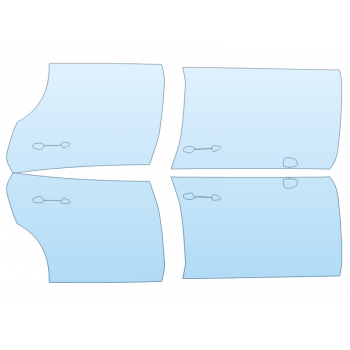 Precut PPF Kit – Clear Bra Paint Protection Film PAINT PROTECTION KIT - 2023 PORSCHE PANAMERA SPORT TURISMO FULL DOORS - PRECUT PPF CLEAR BRA WRAP