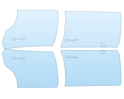 Precut PPF Kit – Clear Bra Paint Protection Film PAINT PROTECTION KIT - 2023 PORSCHE PANAMERA SPORT TURISMO FULL DOORS - PRECUT PPF CLEAR BRA WRAP