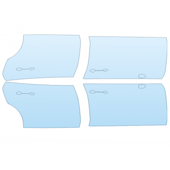 PAINT PROTECTION KIT - 2023 PORSCHE PANAMERA SPORT TURISMO FULL(WRAPPED EDGES) DOORS - PRECUT PPF CLEAR BRA WRAP