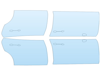 Precut PPF Kit – Clear Bra Paint Protection Film PAINT PROTECTION KIT - 2023 PORSCHE PANAMERA SPORT TURISMO FULL(WRAPPED EDGES) DOORS - PRECUT PPF CLEAR BRA WRAP