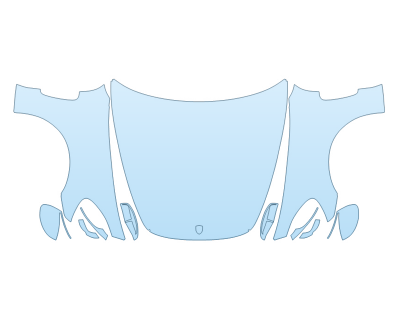 Precut PPF Kit – Clear Bra Paint Protection Film PAINT PROTECTION KIT - 2023 PORSCHE PANAMERA SPORT TURISMO FULL HOOD FENDERS MIRRORS(WRAPPED EDGES) - PRECUT PPF CLEAR BRA WRAP