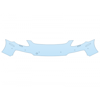 Precut PPF Kit – Clear Bra Paint Protection Film PAINT PROTECTION KIT - 2023 PORSCHE PANAMERA TURBO BUMPER (MULTI PIECE) WASHERSWITH SENSORS - PRECUT PPF CLEAR BRA WRAP