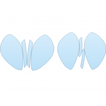 PAINT PROTECTION KIT - 2023 PORSCHE PANAMERA TURBO HEADLIGHTS FOGLIGHTS - PRECUT PPF CLEAR BRA WRAP