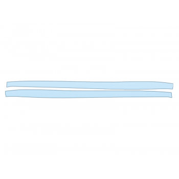 PAINT PROTECTION KIT - 2023 PORSCHE PANAMERA TURBO ROCKERS - PRECUT PPF CLEAR BRA WRAP