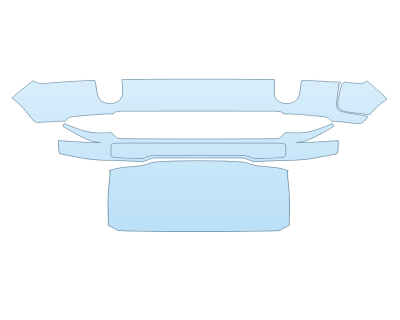 PAINT PROTECTION KIT - 2023 RIVIAN R1S ADVENTURE BUMPER - PRECUT PPF CLEAR BRA WRAP