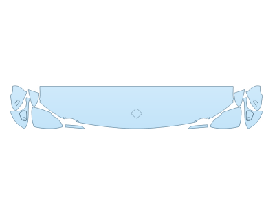 PAINT PROTECTION KIT - 2023 RIVIAN R1S ADVENTURE HOOD FENDERS MIRRORS 18 INCH (WRAPPED EDGES) - PRECUT PPF CLEAR BRA WRAP