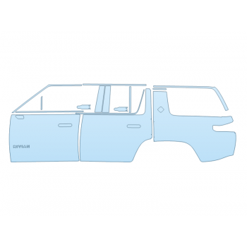 PAINT PROTECTION KIT - 2025 RIVIAN R1S ADVENTURE DRIVER SIDE - PRECUT PPF CLEAR BRA WRAP