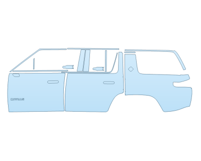 PAINT PROTECTION KIT - 2023 RIVIAN R1S ADVENTURE DRIVER SIDE - PRECUT PPF CLEAR BRA WRAP